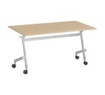 Table rabattable plateau chêne L 140 x P 70 cm - Galice Plus
