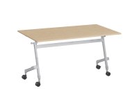 Table rabattable à roulettes Bruneau Practika Plus - plateau profondeur 70 cm