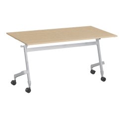 Opklapbare tafel op wieltjes Bruneau Practika Plus - blad diepte 70 cm