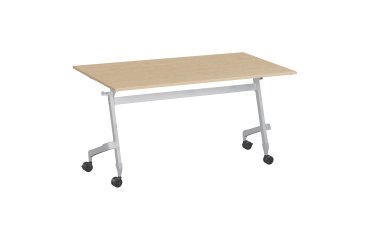 Opklapbare tafel op wieltjes Bruneau Practika Plus - blad diepte 70 cm