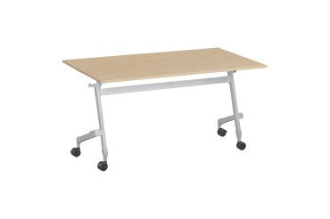 Table rabattable à roulettes Bruneau Practika Plus - plateau profondeur 70 cm