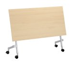 Table rabattable plateau hêtre L 140 x P 70 cm - Galice Plus
