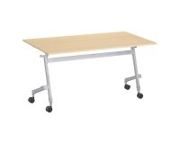 Table rabattable plateau hêtre L 140 x P 70 cm - Galice Plus