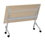 Table rabattable plateau chêne L 140 x P 70 cm - Galice Plus