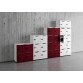 Set of 2 melamine locker doors - code lock