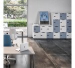 Dessus de finition pour 3 colonnes Locker - L 129 cm