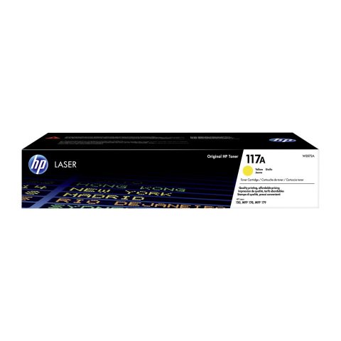 HP 117A - W207xA Tóners de color para impresora láser amarillo