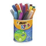 Felt-tip pen Bic Kids Eco Visacolor XL - jar of 18