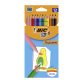 Crayon de couleur Tropicolors Bic Kids - Etui de 12