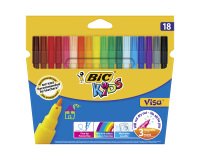Felt-tip pen Bic Kids Visa - sleeve of 18