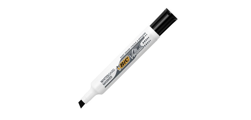 Marqueur effaçable Bic Velleda 1791 pointe biseautée de 3,3 à 4,6 mm