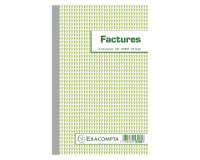 Manifold invoices Exacompta carbonless paper 21 x 13,5 cm 50 pages with double exemplaries