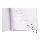 Manifold facture Exacompta autocopiant 21 x 13,5 cm 50 pages double exemplaires