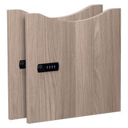 Lot de 2 portes Lockers - serrure à code