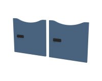 Lot de 2 portes Locker couleurs tendance