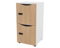 Casillero Lockers blanco 2 casillas Alt 86 cm