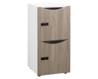 Casillero Lockers blanco 2 casillas Alt 86 cm