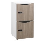 Casillero Lockers blanco 2 casillas Alt 86 cm