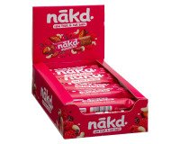 Reep gedroogde vruchten 'Framboos - Berry delight' glutenvrij Nakd - 35 g