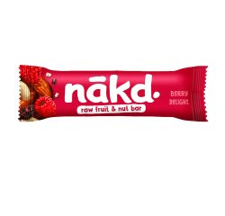 Barre fruits secs framboise berry delight sans gluten Nakd - 35 g
