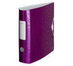 Classeur à levier plastique Leitz Active 180° Wow couleurs assorties - dos 8 cm