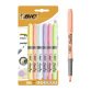 Subrayadores Punta Ajustable BIC Highlighter Colores Surtidos pastel - Paquete de 6