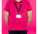 Badges 60 x 90 mm Avery avec tour de cou et mousqueton - Boite de 10