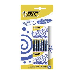 Inkcartridge kort model Bic voor vulpen - blister van 24