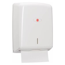 Manual hand towel dipsener white Bruneau 