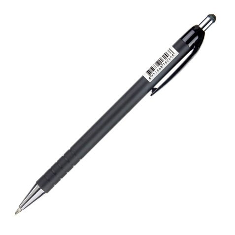 Bolígrafo retráctil Foray Soft Grip RT-M negro