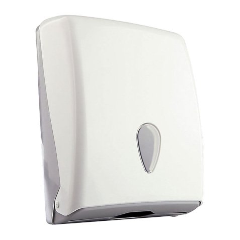 Dispensador secamano toalla ABS blanco 