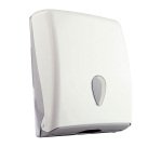 Dispensador secamano toalla ABS blanco 