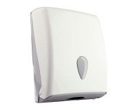 Dispensador secamano toalla ABS blanco 