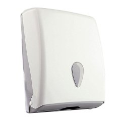 Dispensador secamano toalla ABS blanco 