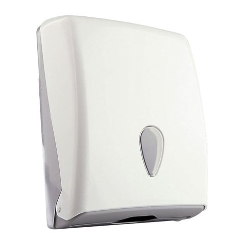 Dispensador secamano toalla ABS blanco