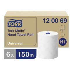 Secamano Tork Matic rollo universal - caja de 6 rollos