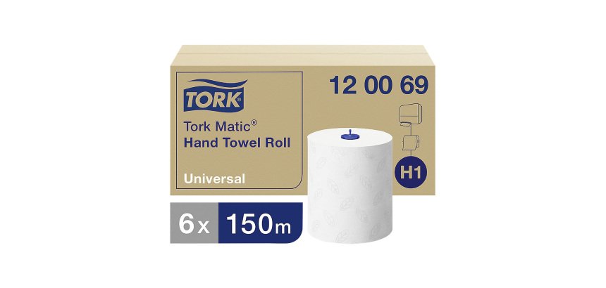 Secamano Tork Matic rollo universal - caja de 6 rollos