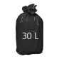 Bolsas basuras negras domesticas 30L- rollo de 25        