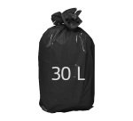 Bolsas basuras negras domesticas 30L- rollo de 25        