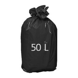 Bolsas basuras Comunidad negras 50L- rollo de 10        