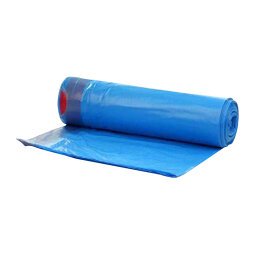 Bolsas basuras azul cierre fácil 30L- rollo de 15        