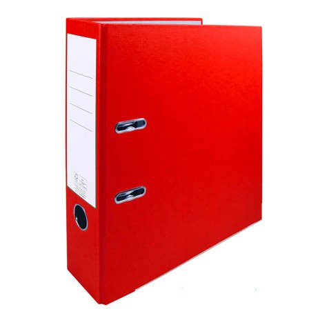 Archivador de palanca cartón 2 anillas A4 rojo
