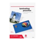 Funda de plastificación brillante 150 micras transparente 100 unidades A5