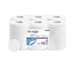 Papel higiénico rollo Jumbo Lucart ECO J143 doble capa 143m- pack de 18 rollos         