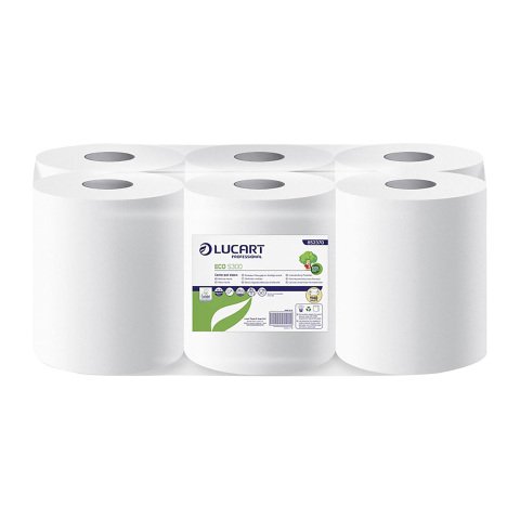 Bobina secamano mecha liso ECO S300 - pack de 6