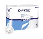 Papel higiénico doméstico Lucart STRONG 18 doble capa 17,6m - film de 12 rollos  