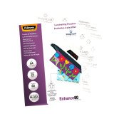 Pochettes de plastification Fellowes A4 2 x 80 µ brillantes - Boite de 25