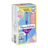 Pack de 30 stylos feutre bleu Flair Paper Mate + 6 offerts