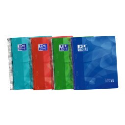 Cuaderno European Book Tapas de plástico  A5+ Oxford