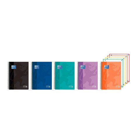 Cuaderno European Book Tapas de plástico A5+ Oxford